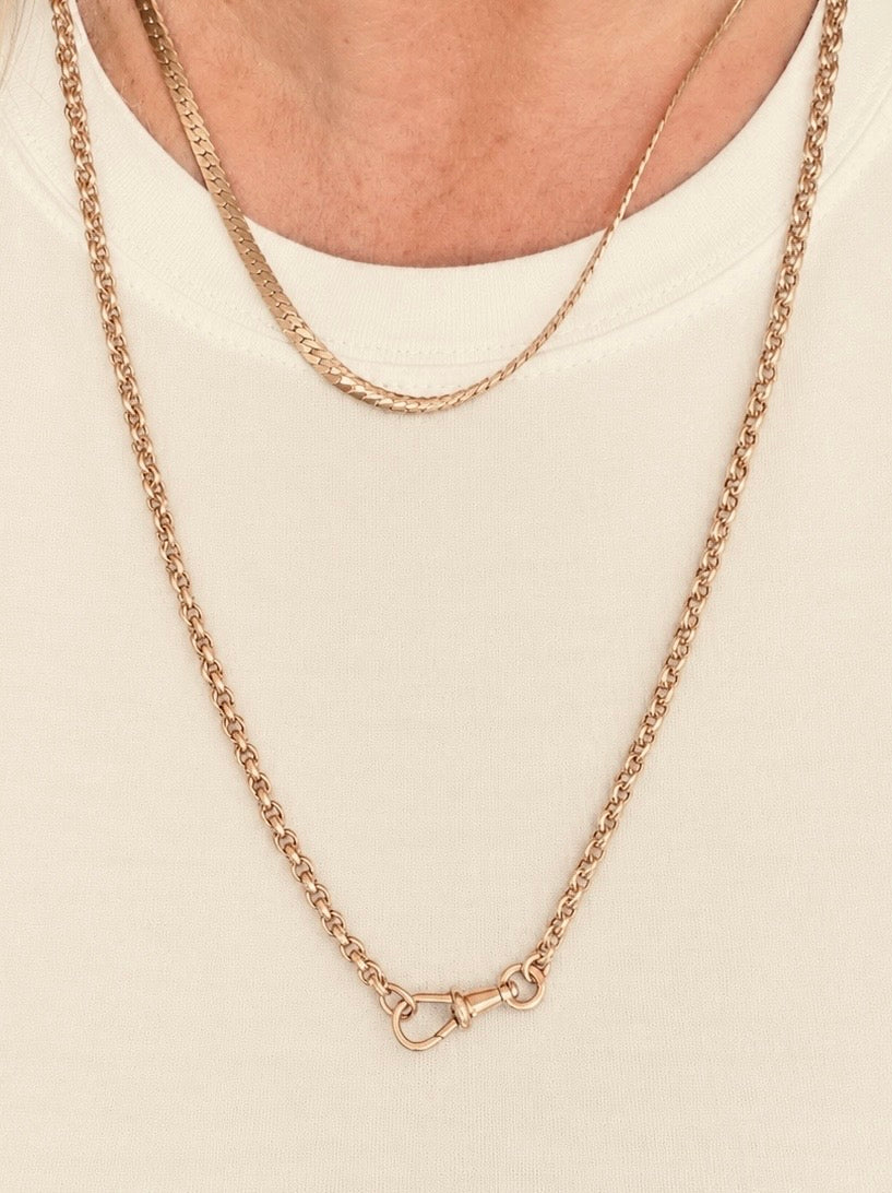 Antique 9ct Fancy Belcher Chain