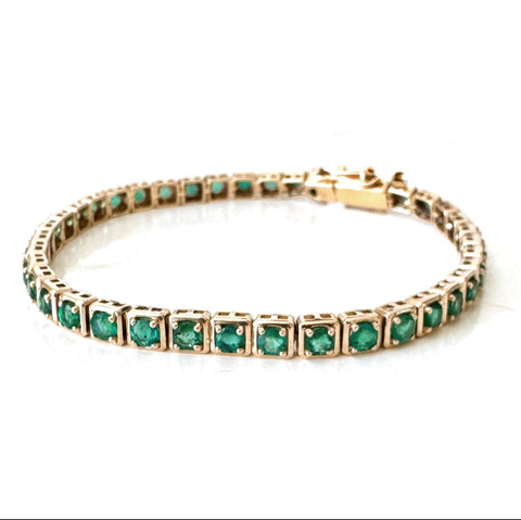 Emerald Tennis Bracelet