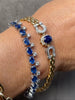 Vintage Sapphire Diamond WG Bracelet