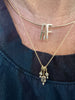 Dainty 3-Pendant Baguette Necklace