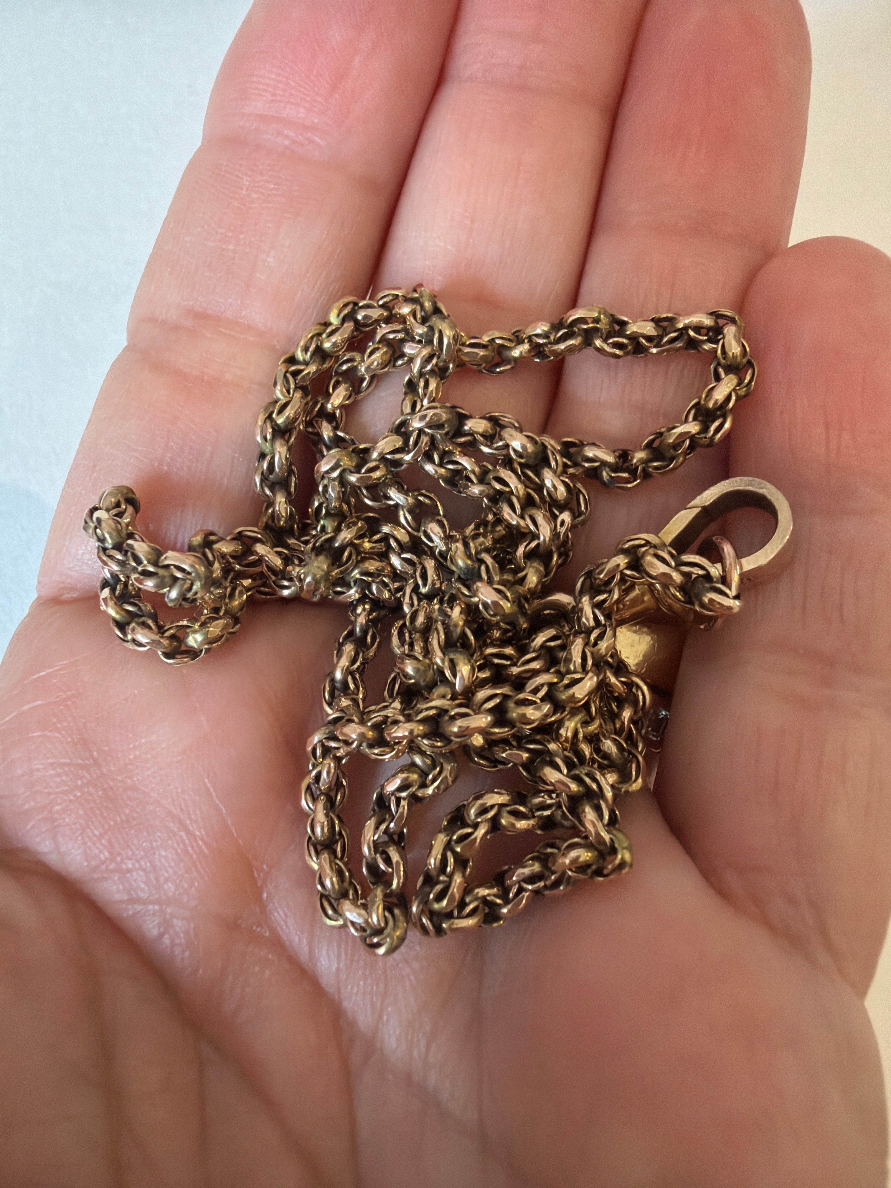 Antique 9ct Fancy Belcher Chain