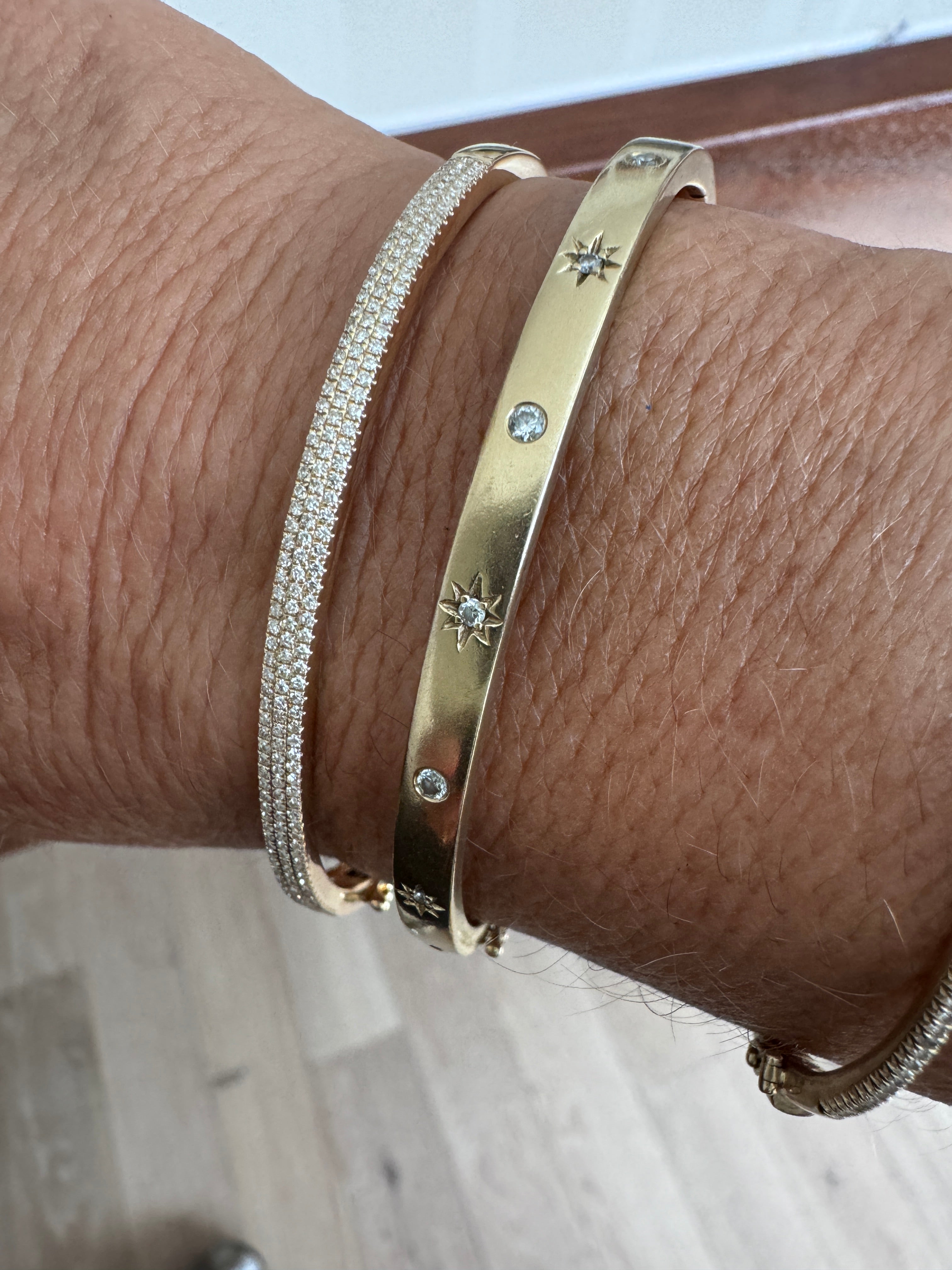 Pave Diamond Classic Bangle