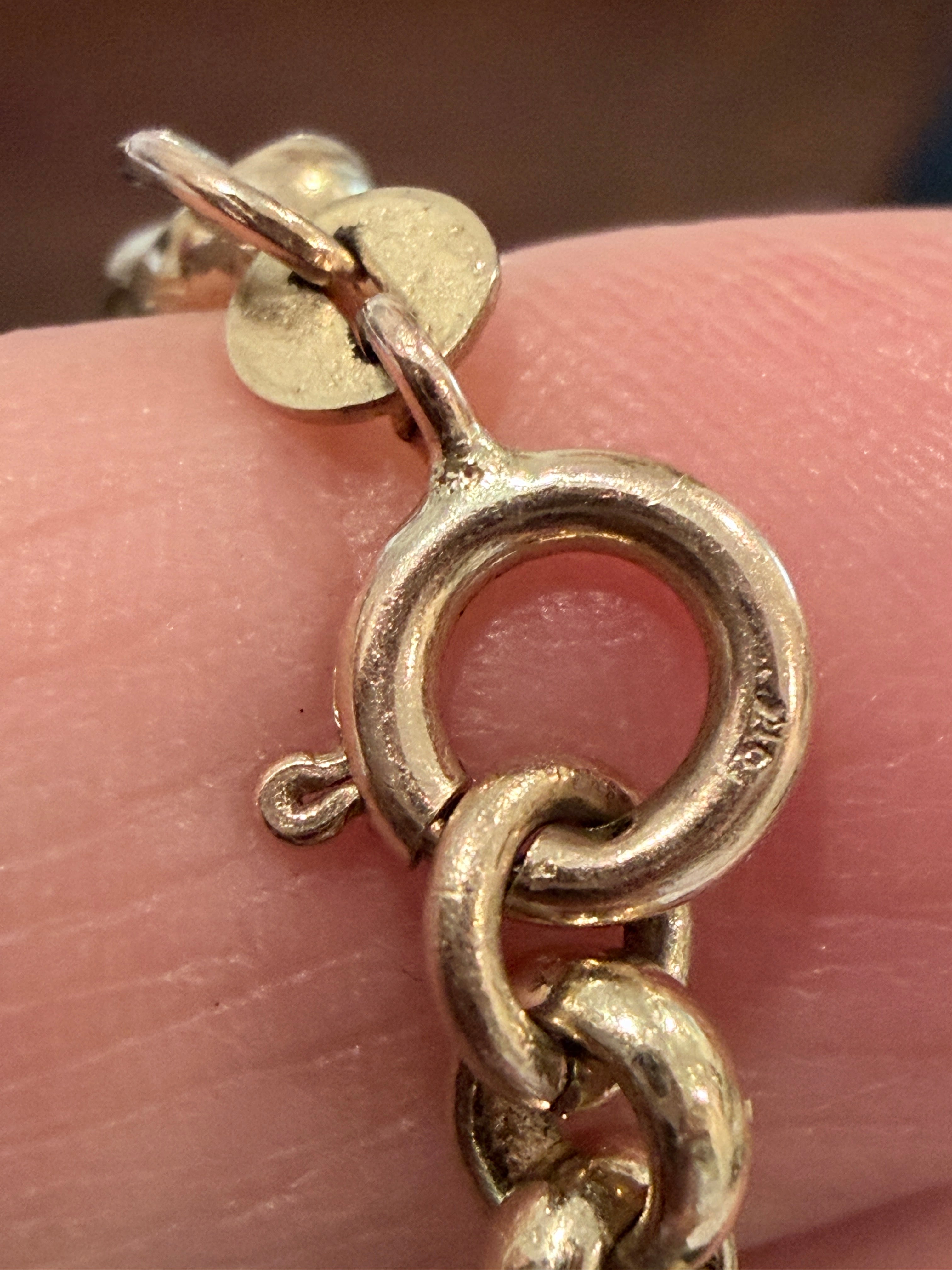 Antique 9ct Yellow Gold Rolo Chain