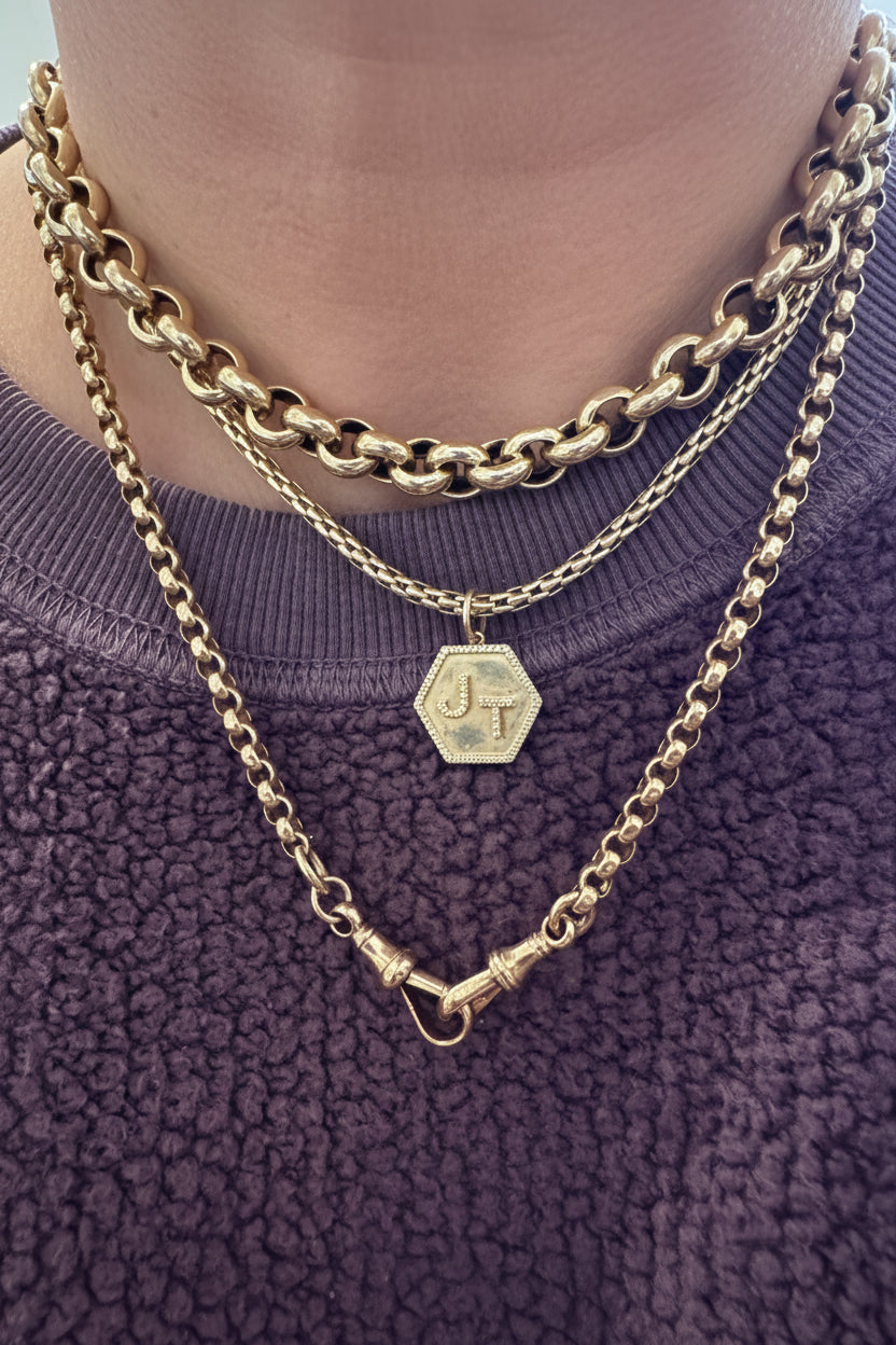 Antique 9ct Gold Albert Chain