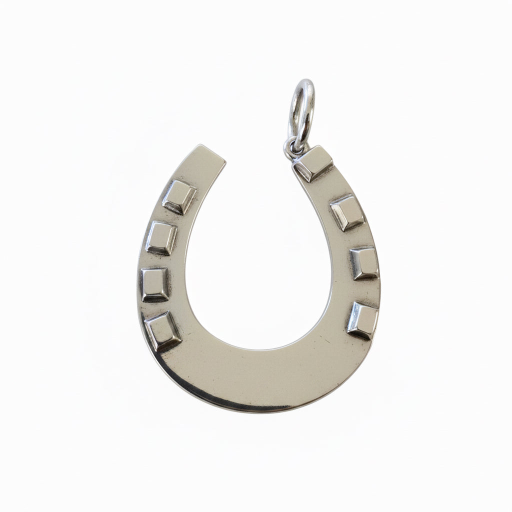 Victorian Studded Horseshoe Pendant