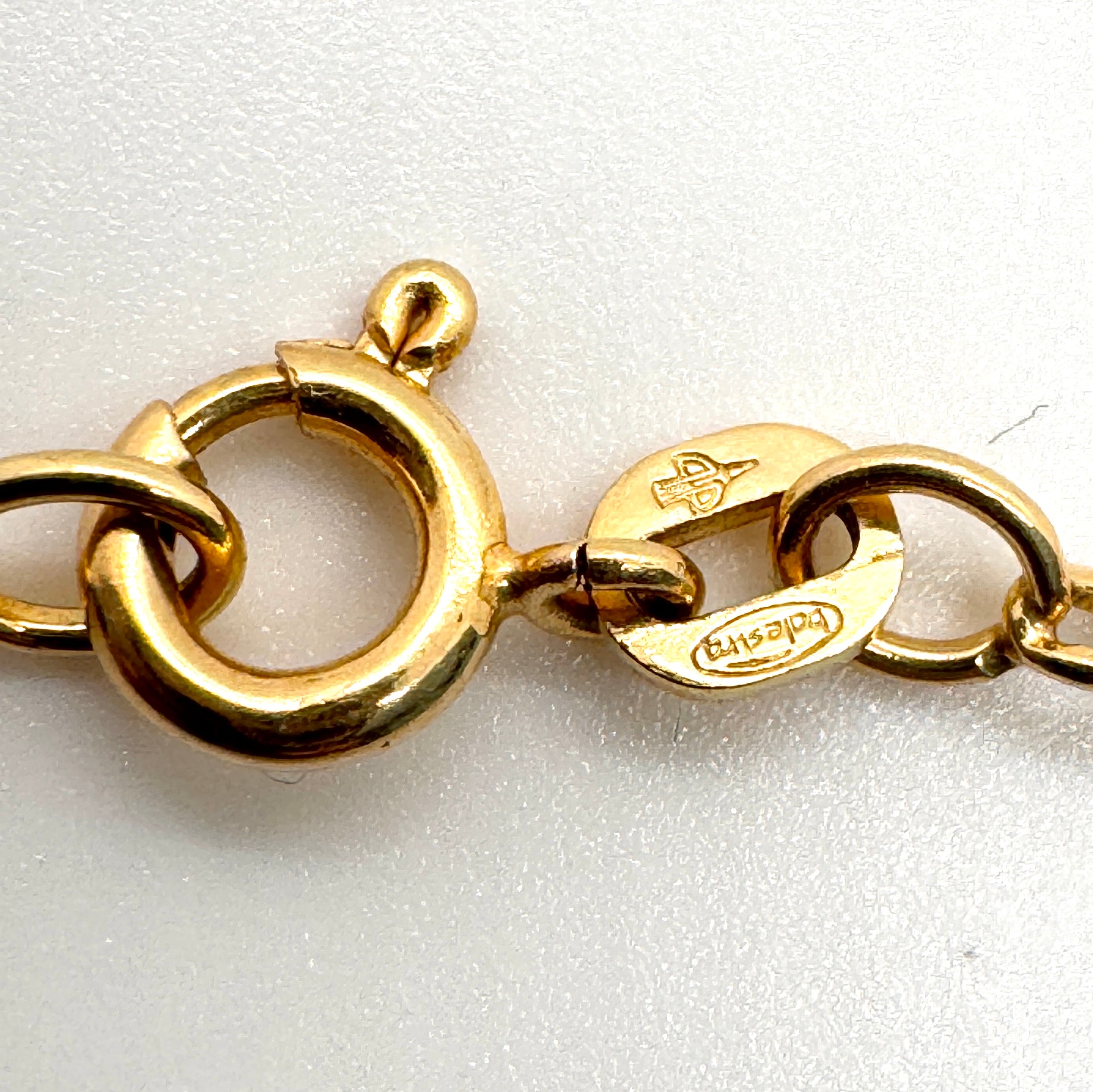 14k Italian anchor link chain