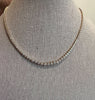 Bezel Diamond Tennis Necklace