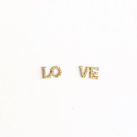 LO VE Stud Earrings - PAIR