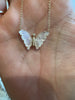 Gemstone Butterfly Necklace