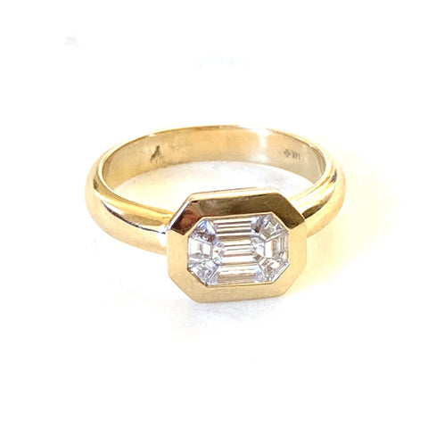 Illusion Diamond Ring
