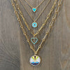 Ocean Enamel & Diamond Charm