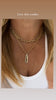 Long dog tag charm