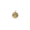 Throw Back Gold Sunburst Charm