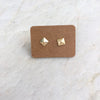 Pyramid Stud Earrings