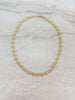 Puffed Mariner gold chain necklace