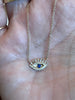 Evil Eye Baguette Necklace