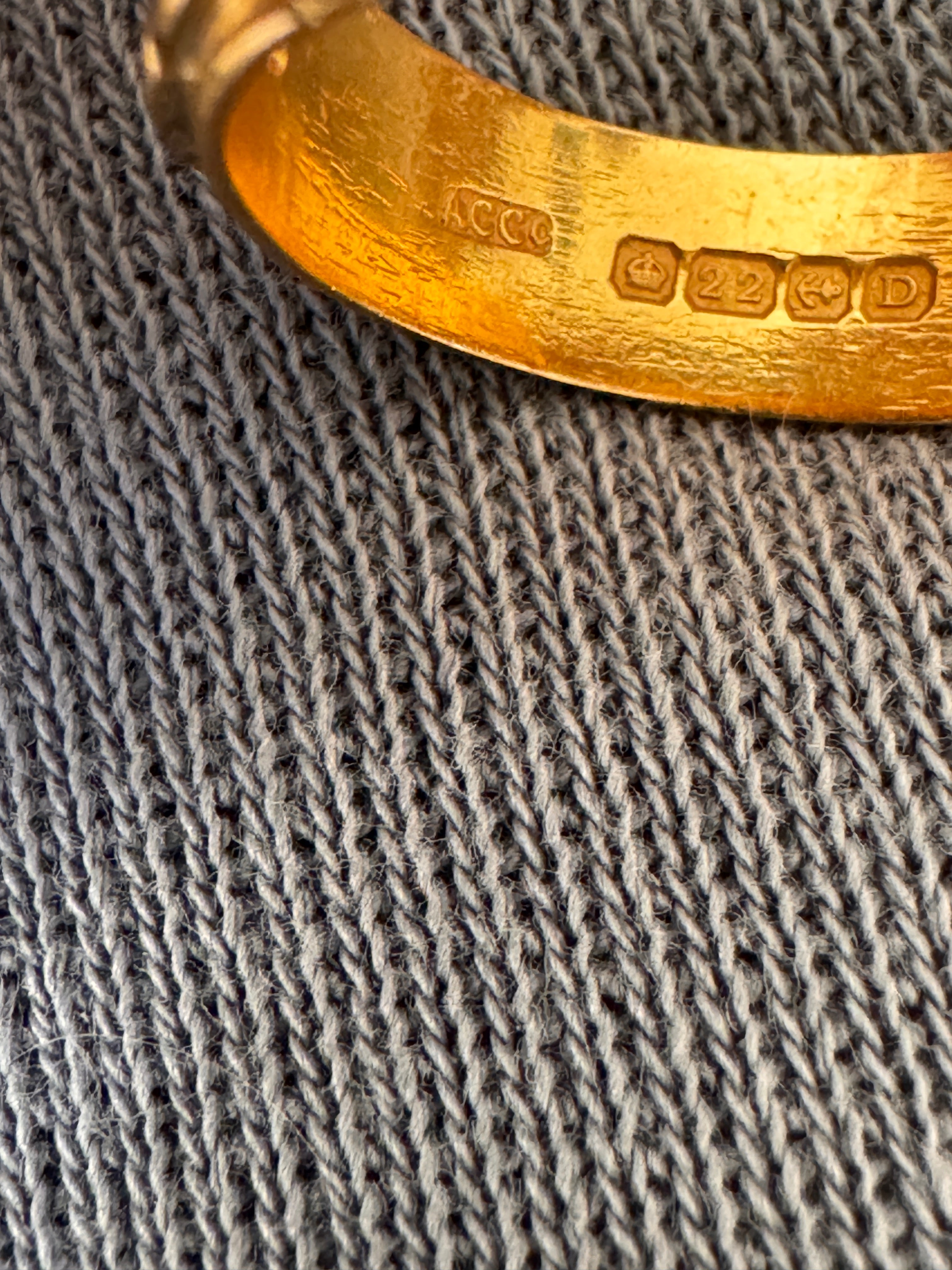 22 carat Art Deco Starburst Diamond Ring