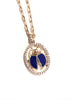 Lapis Lady Bug Necklace