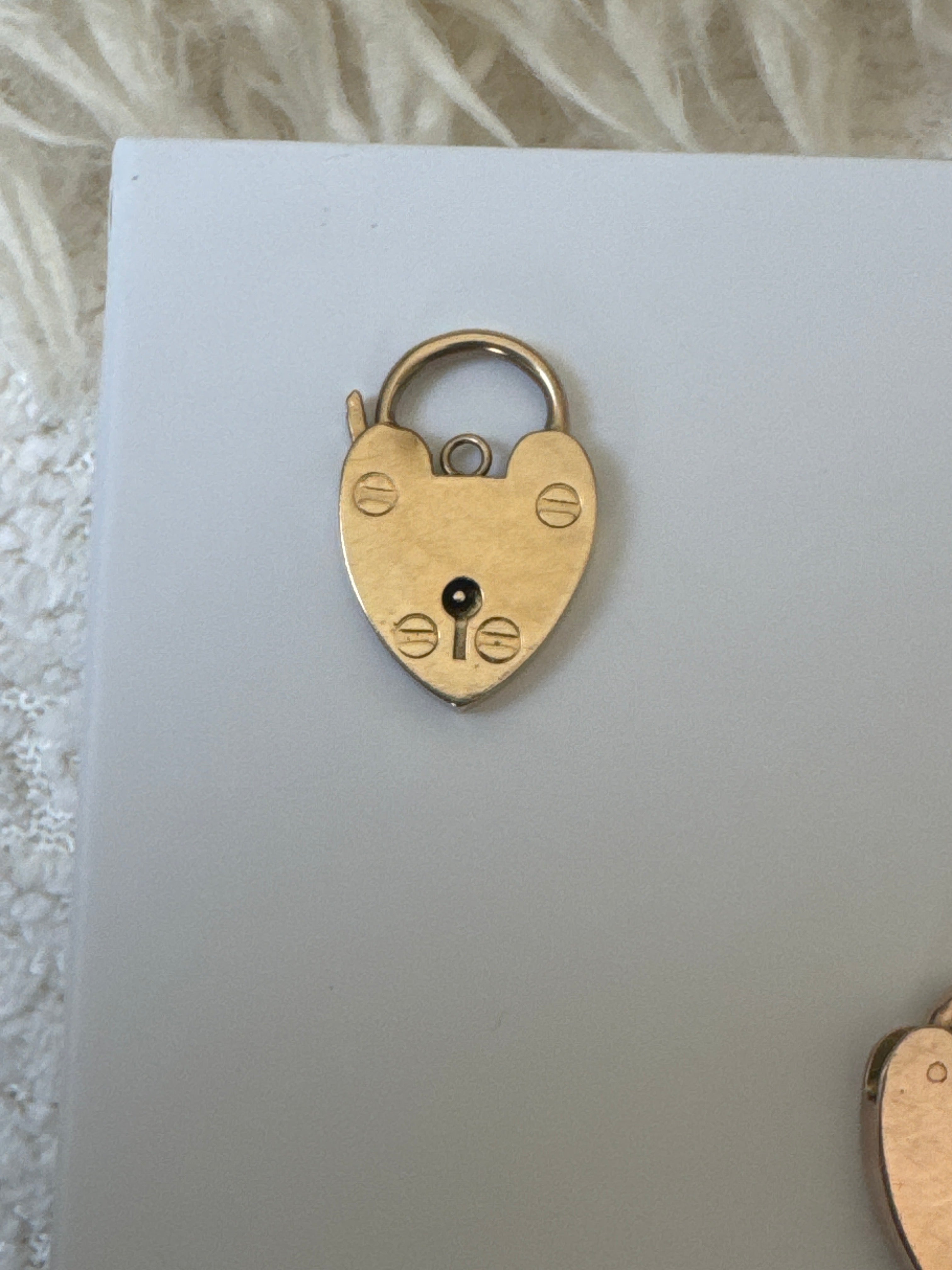 Traditional padlock with screw front