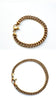 Solid Gold Cuban Chain Bracelet