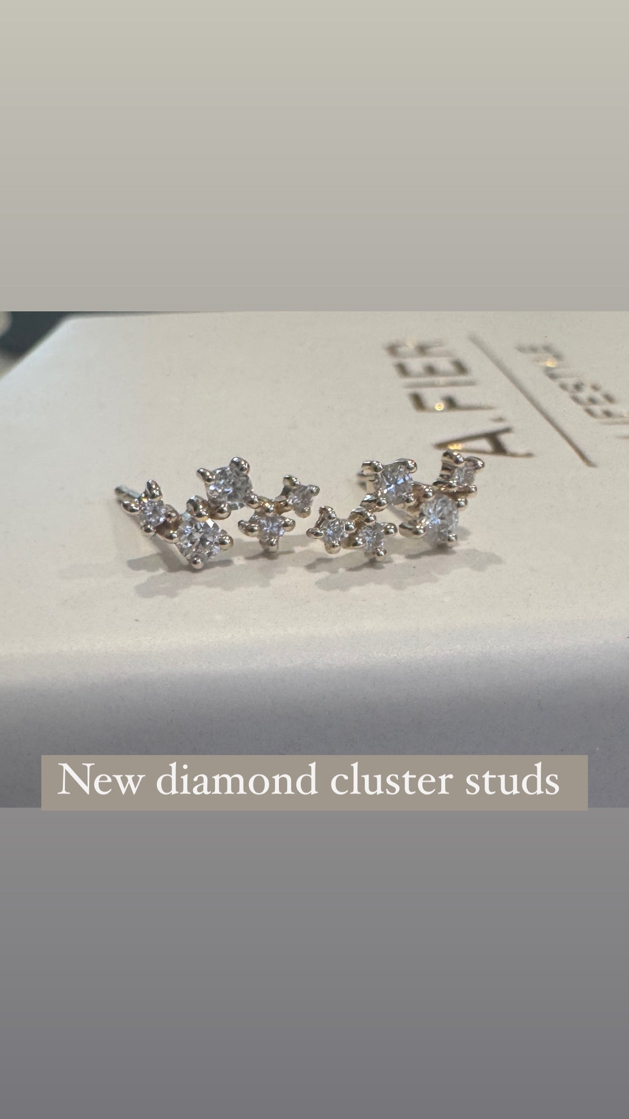 Cluster Diamond Studs