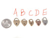 Antique Heart Padlocks