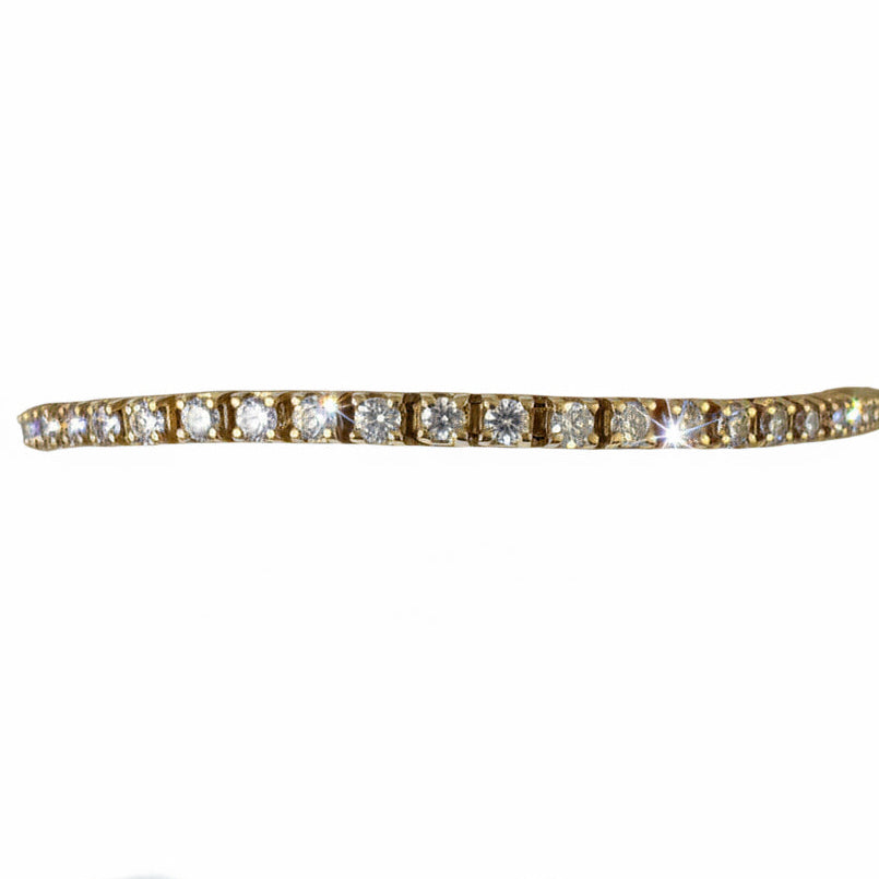 14k Gold Diamond Tennis Bracelet
