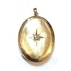 Vintage Gold Oval Locket