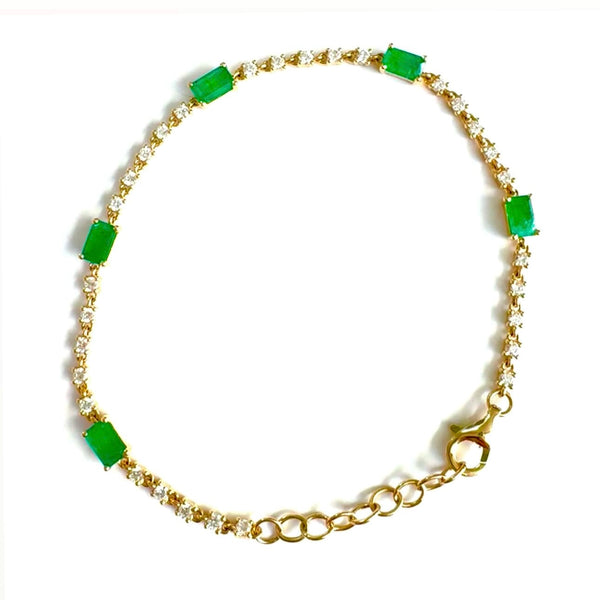 Emerald Diamond Joy Chain