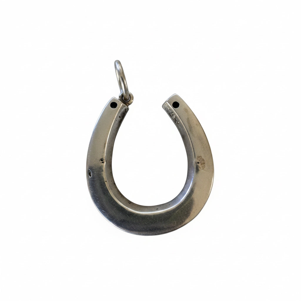 Victorian Studded Horseshoe Pendant