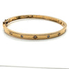 PC Gold and Diamond Starburst Bangle