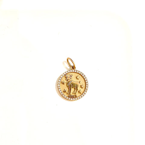 Zodiac Diamond Charm