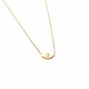 Dainty Evil Eye Gold & Diamond Necklaces