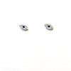 Mini Evil Eye Diamond Earrings - PAIR