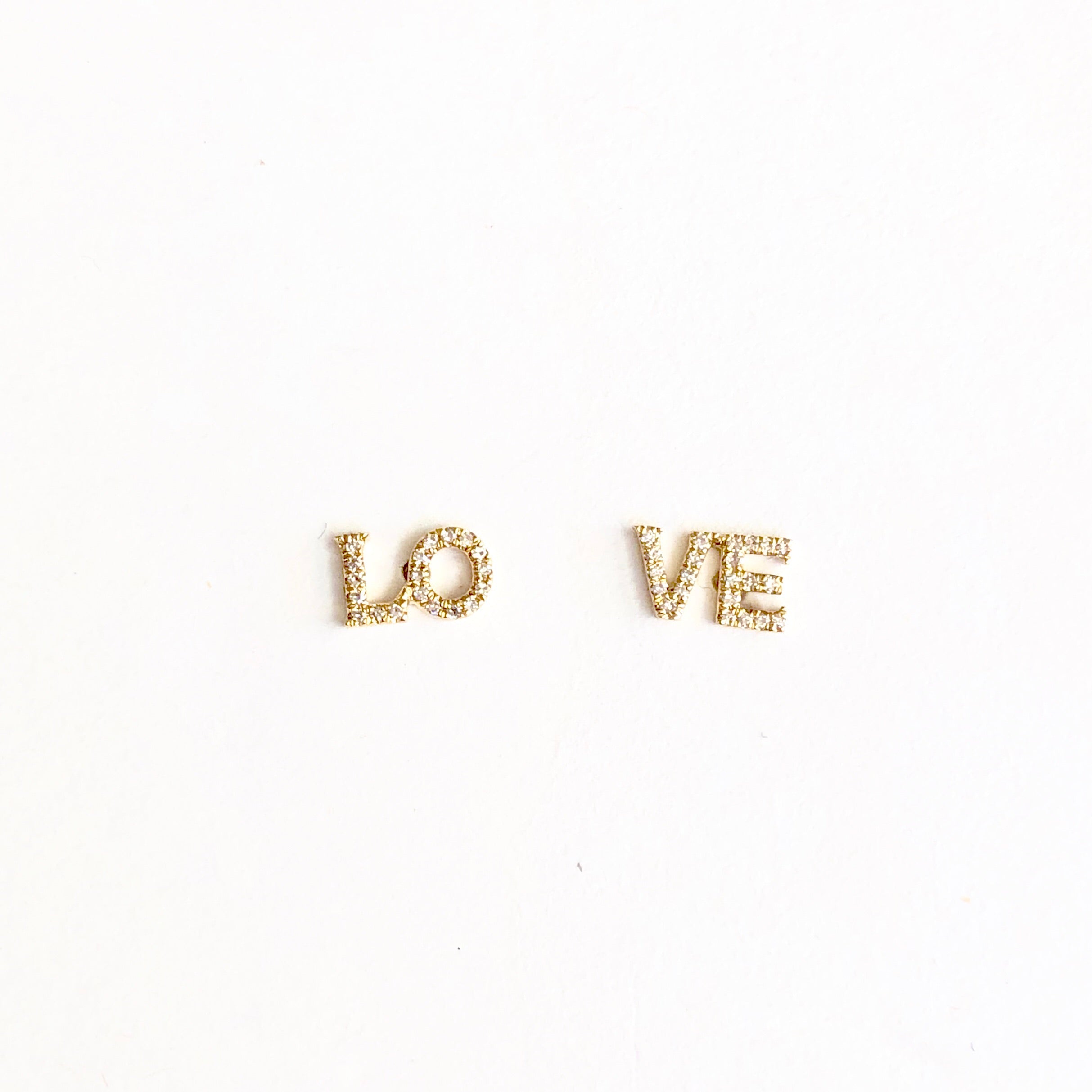 LO VE Stud Earrings - PAIR