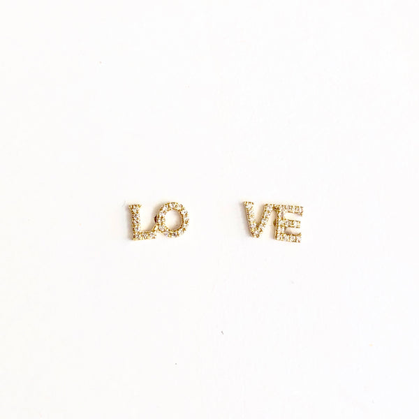 LO VE Stud Earrings - PAIR