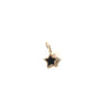 Black Enamel and Diamond Mini Star Charm