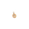 Small Brushed Gold Starburst Charm