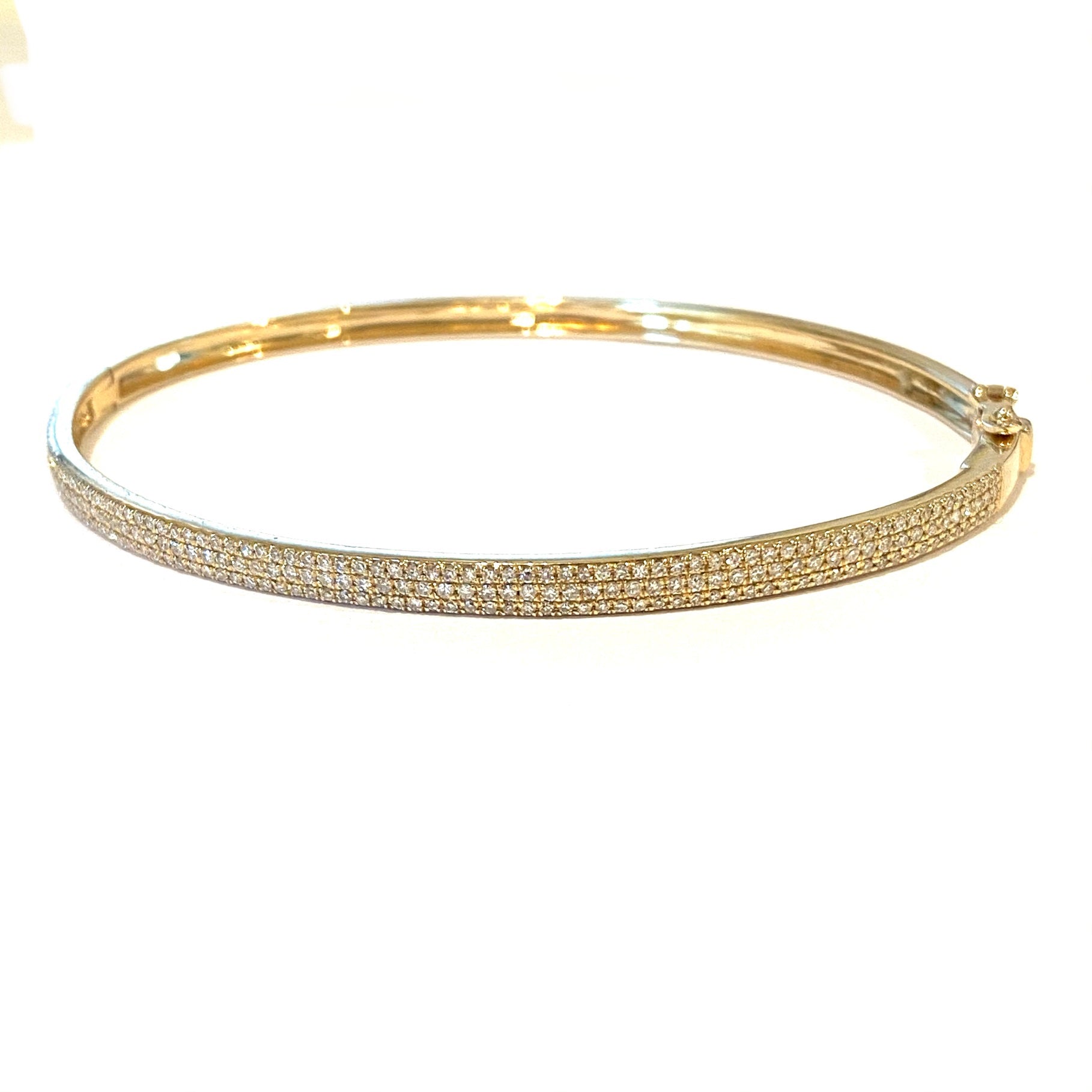 Pave Diamond Classic Bangle