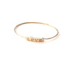 Diamond Love Bar Bangle
